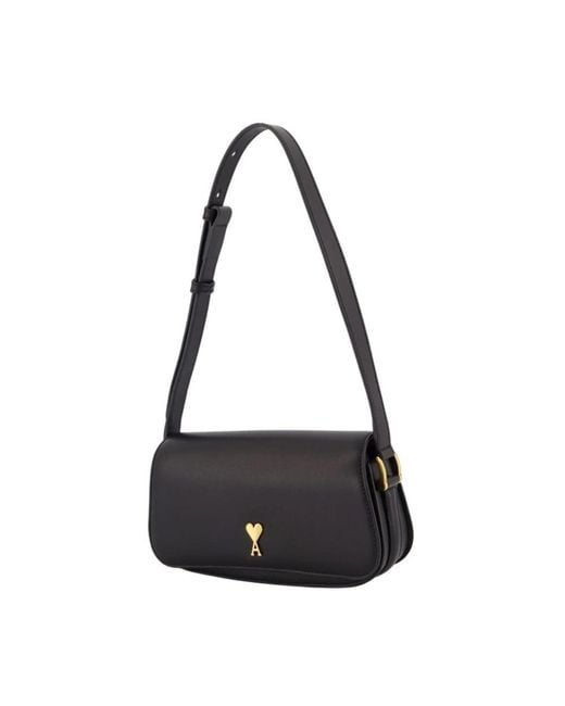 AMI Black Shoulder Bags