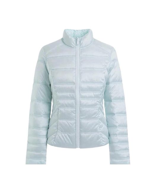 Guess Jassen ,Blauw ,Stijlvolle Bomberjack Voor Vrouwen in het Blue