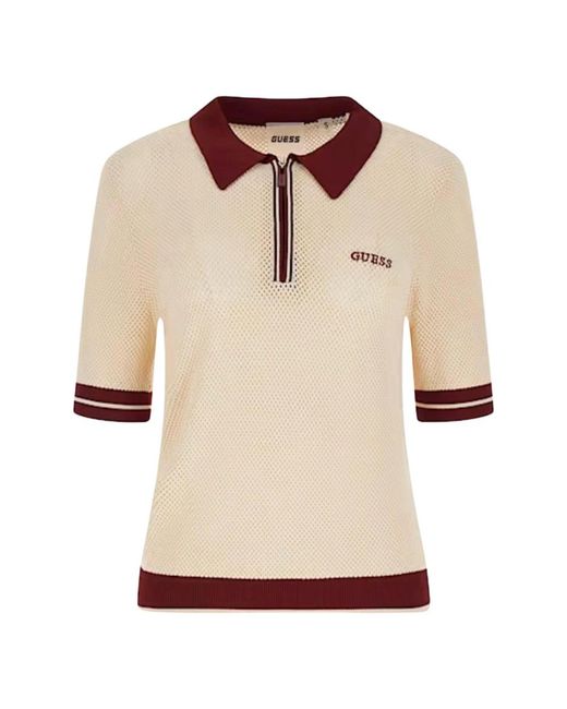 Guess Natural Polo Shirts