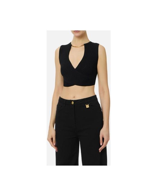 Elisabetta Franchi Black Top