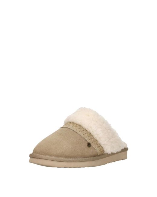 Slippers Warmbat en coloris Natural
