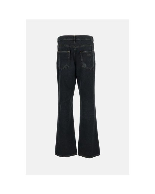 MM6 by Maison Margiela Black Flare Jeans for men