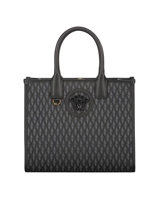 Versace Black Shopping Bags