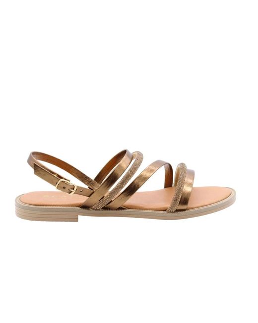Scapa Brown Flat Sandals