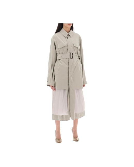 Coats > trench coats Maison Margiela en coloris Gray