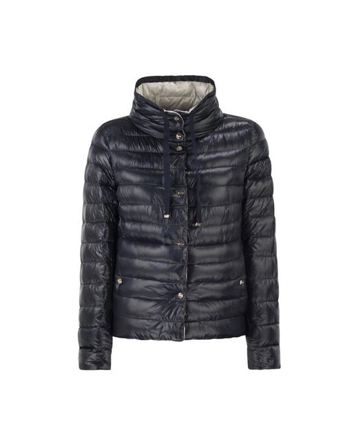 Herno Reversible Ultralight Down Jacket in het Black