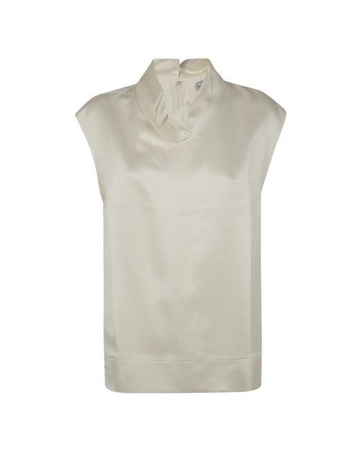 Totême Overhemden ,Stijlvolle High Neck Top in het Gray