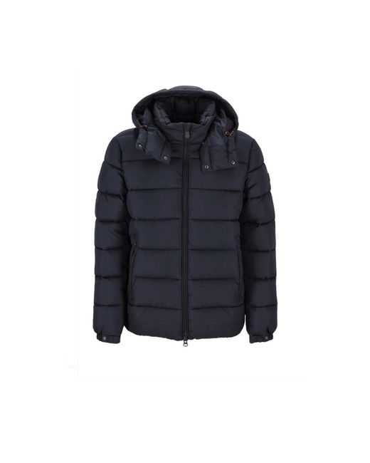 Save The Duck Blue Winter Jackets for men