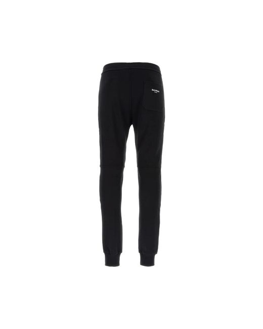 Balmain Black Sweatpants for men