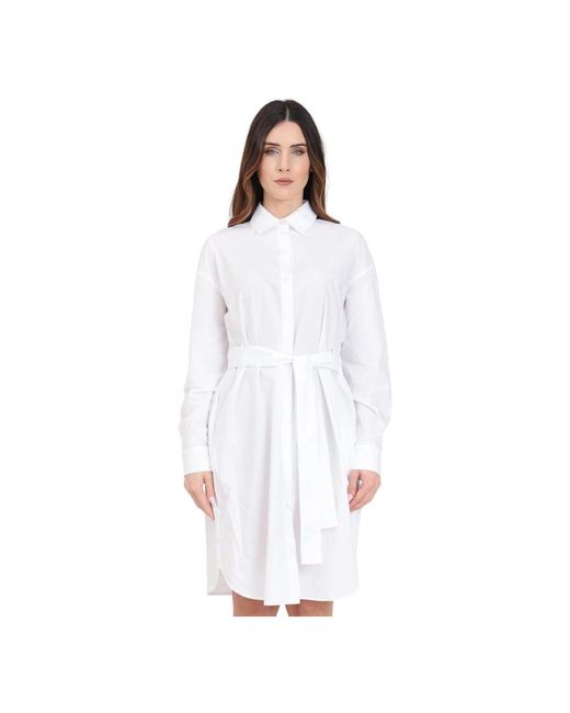 Shirt dresses Armani Exchange de color White