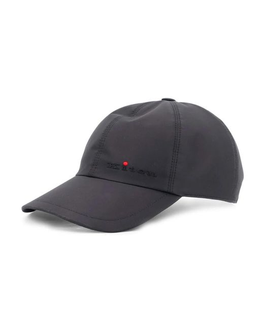 Kiton Gray Caps