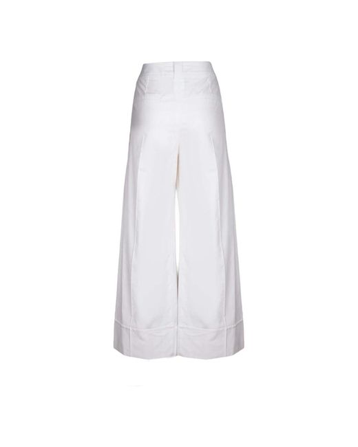 Trousers > wide trousers iBlues en coloris White