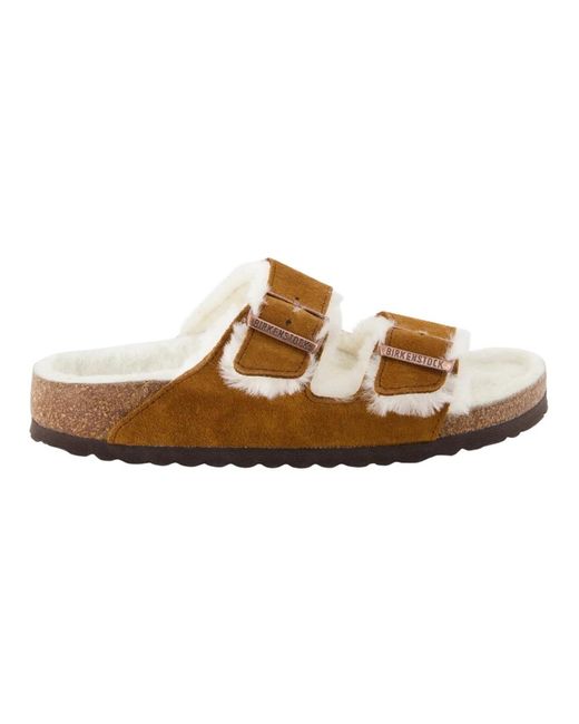 Sliders di Birkenstock in Brown