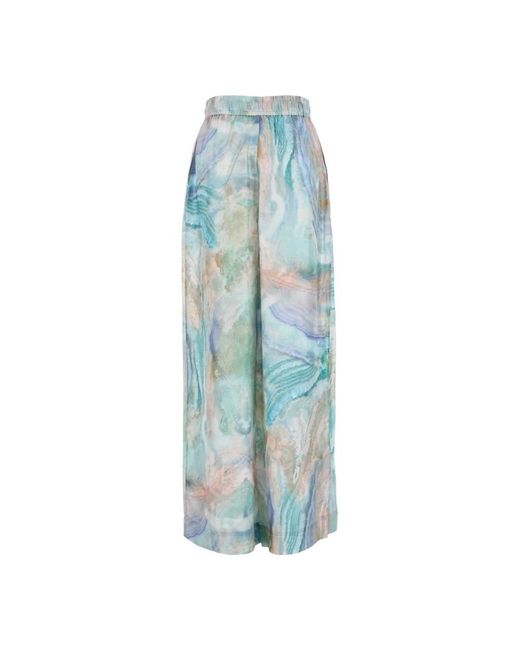 Zimmermann Blue Wide Trousers