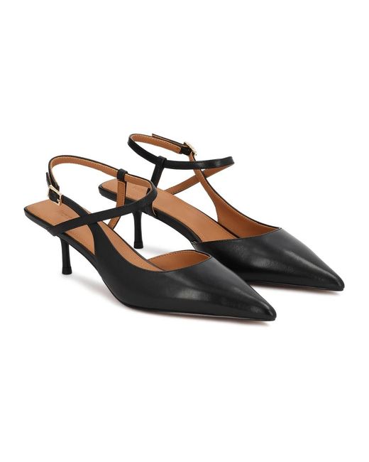 Kazar Black Slingback Pumps