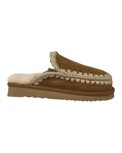 Slippers Mou en coloris Brown