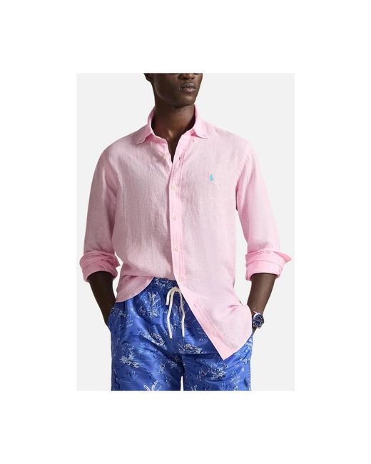 Polo Ralph Lauren Pink Casual Shirts for men