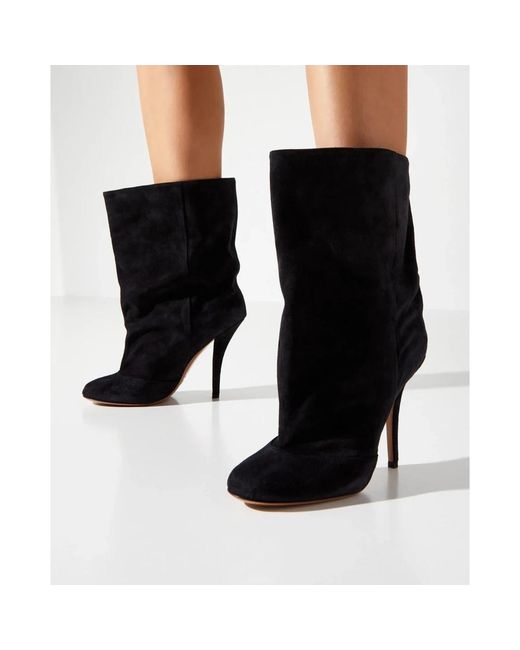 Paris Texas Black Heeled Boots