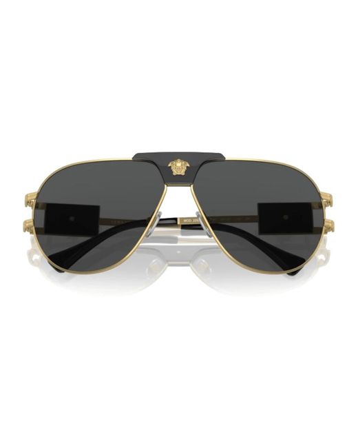 Versace Gold lucido sonnenbrille in Gray für Herren