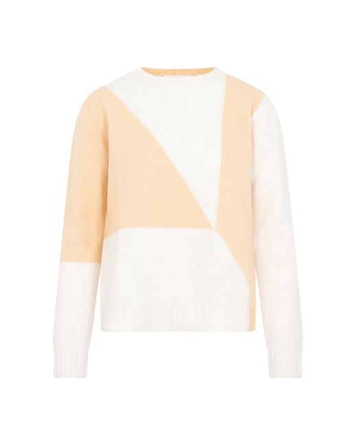 Jil Sander White Round-Neck Knitwear