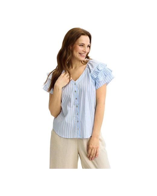 Blouses iN FRONT de color Blue