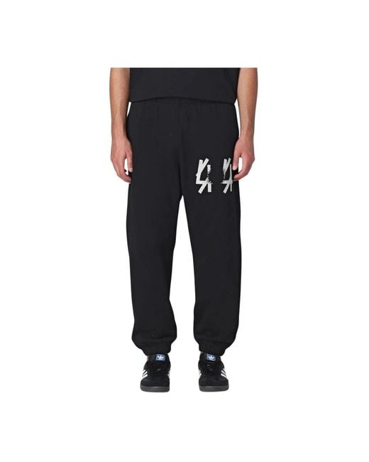 44 Label Group Black Sweatpants for men