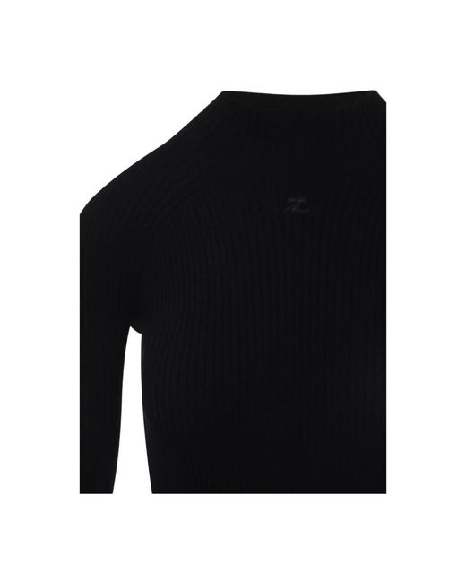 Courreges Short Dresses in het Black