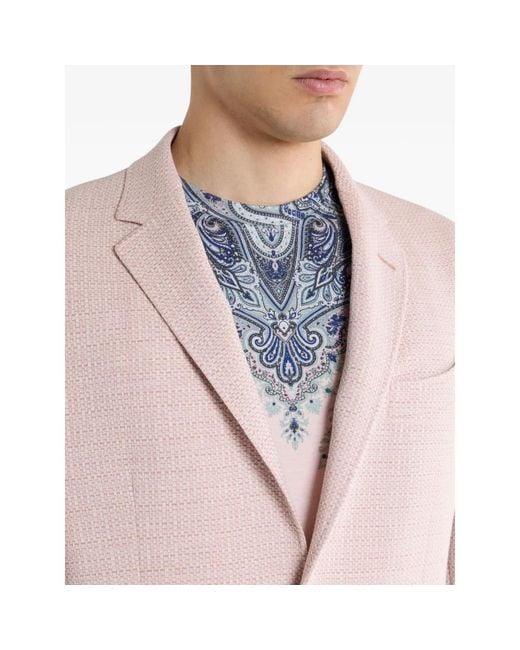 Etro Pink Blazers for men