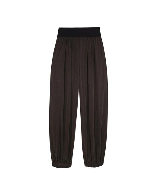 Cortana Black Tapered Trousers