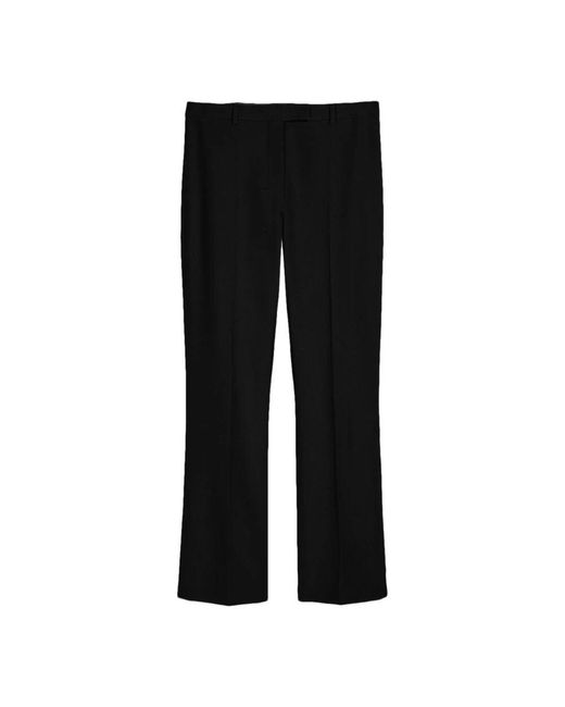 Max Mara Black Straight Trousers