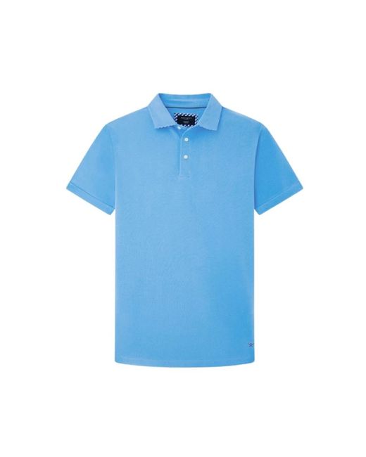 Hackett Baumwoll-polo-shirt in Blue für Herren