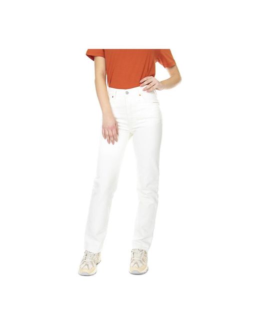 Levi's White Slim-Fit Jeans