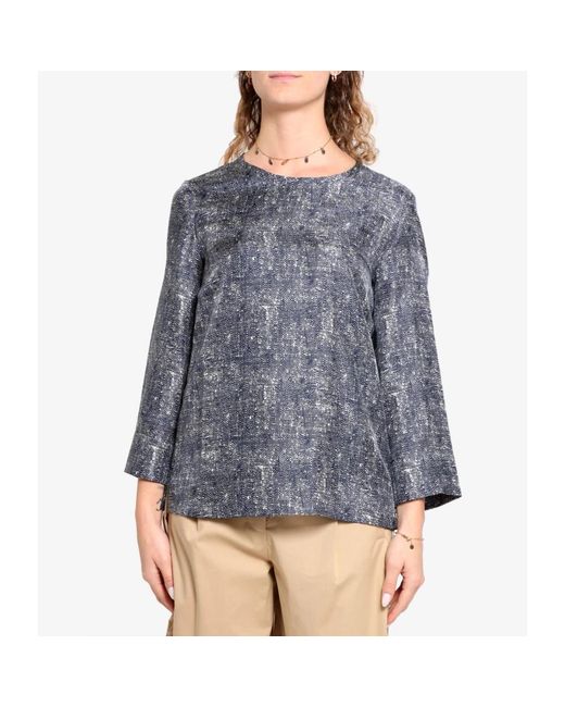 Max Mara Blue Blouses