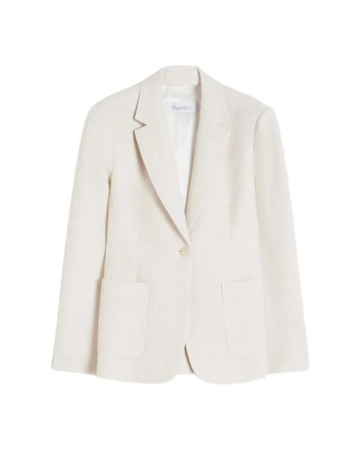 Max Mara White Blazers