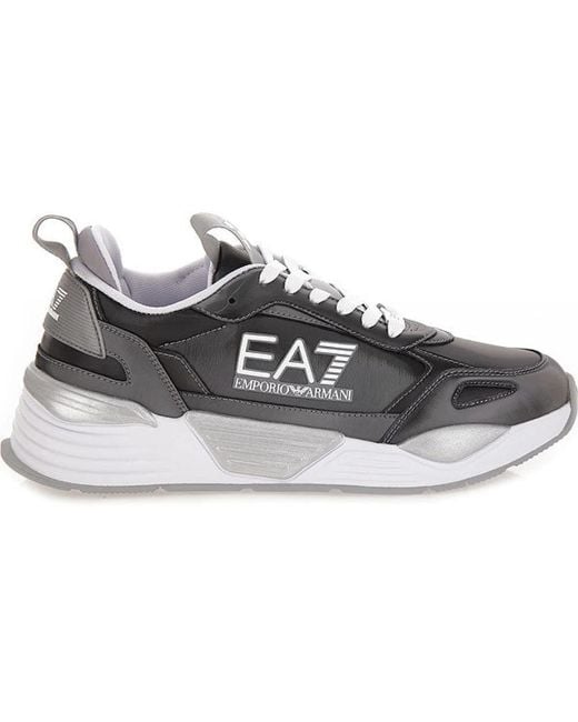 EA7 Hellgraue sneakers aw23 stilvoller komfort in Gray für Herren