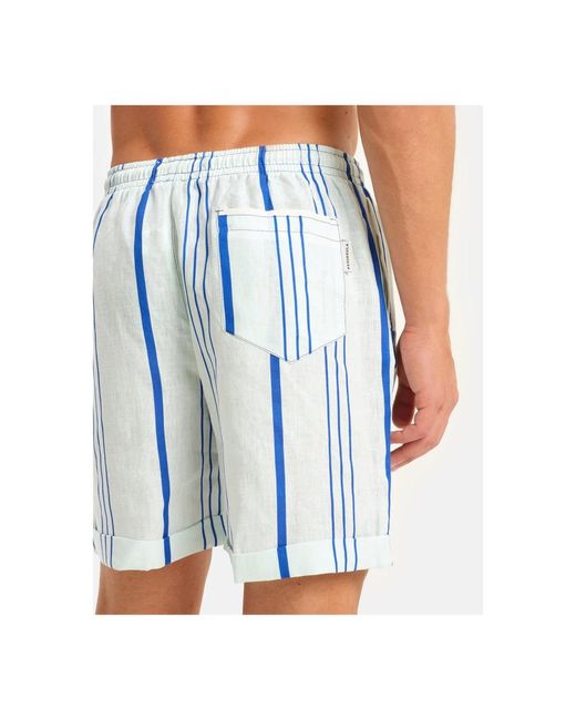 Peninsula Blue Casual Shorts for men