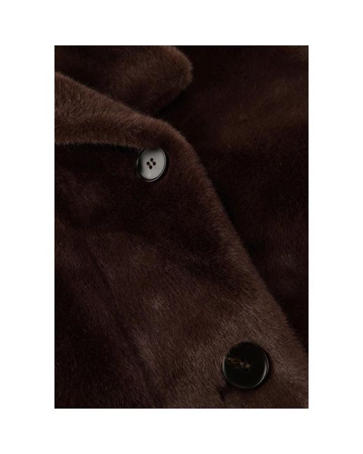 Ibana Black Faux Fur & Shearling Jackets