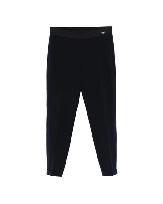 Cambio Blue Straight Trousers