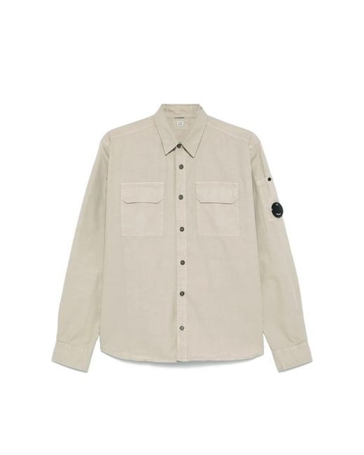 C P Company Natural Casual Shirts for men