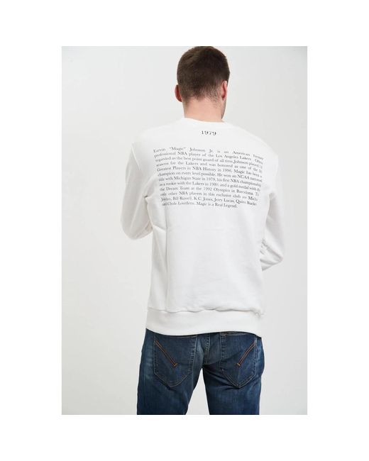 Throwback. Hoodies & Sweatvesten ,Wit ,Stijlvolle Sweatshirt Voor Mannen En Vrouwen in het White voor heren