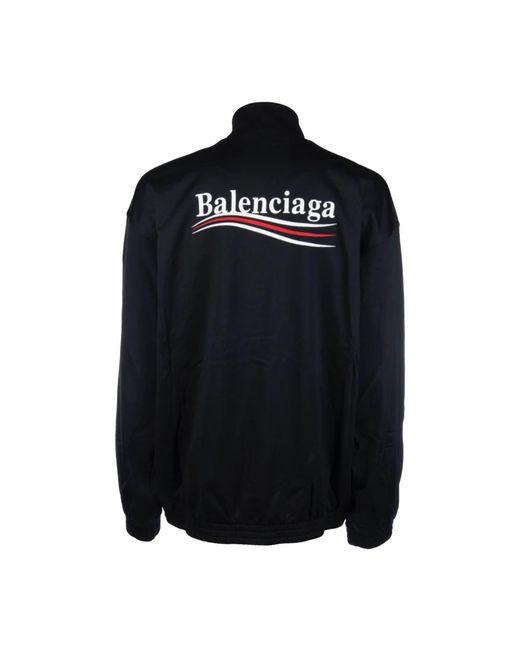 Balenciaga Jassen ,Zwart ,Katoen Stijlvolle Jassen Voor Mannen En Vrouwen in het Black voor heren