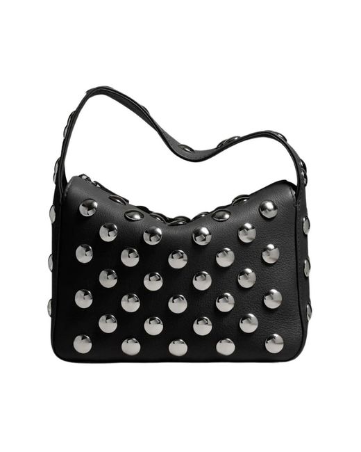 Khaite Elena Kleine Handtas Met Zilveren Studs in het Black