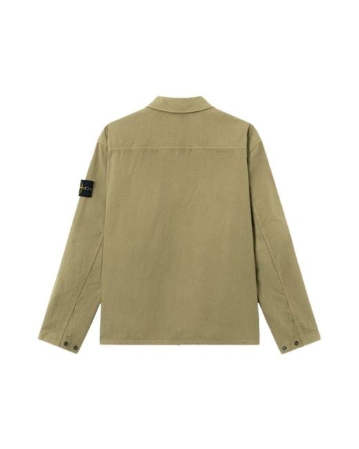 Stone Island Green Casual Shirts for men