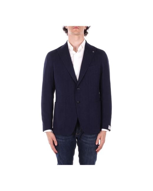 Tagliatore Blue Blazers for men