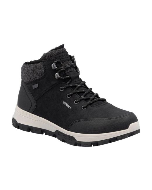 Rieker Lässige, geschlossene stiefeletten in Black für Herren