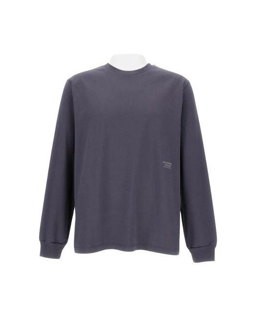 Pas Normal Studios Tops ,Grijs ,Katoen Long Sleeve Top in het Blue voor heren