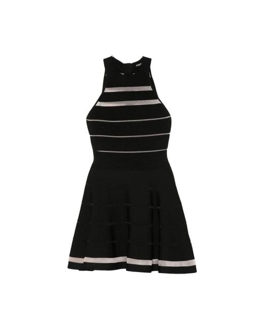 Balmain Black Short Dresses