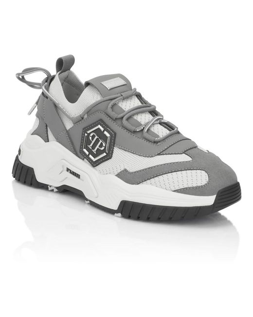 Philipp Plein Predator Runner in het Gray