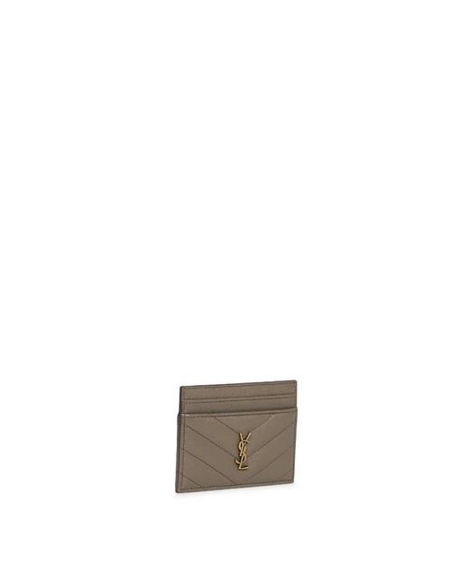 Saint Laurent Natural Wallets & Cardholders