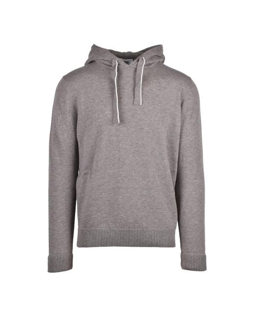 Alpha Studio Strickpullover in Gray für Herren